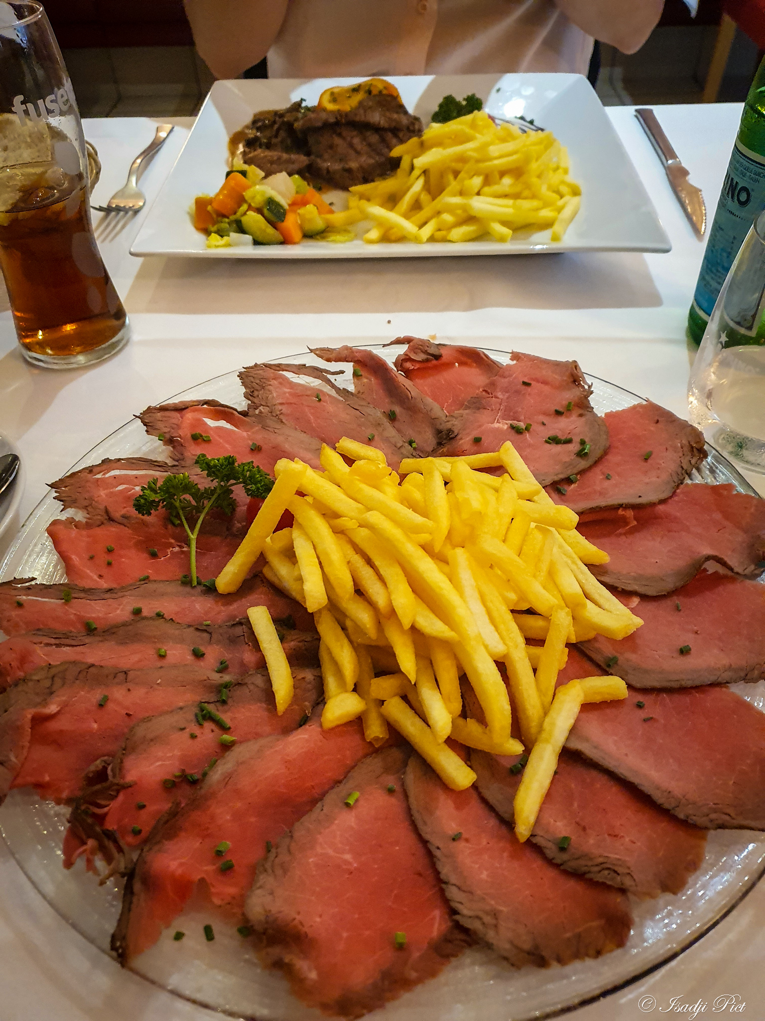 Restaurant le Gallion à Morges Rosbeef frite sans gluten