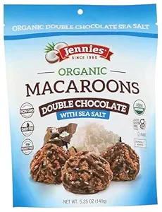 Macarons bio coco double chocolat au sel de mer
