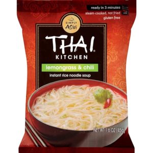 Soupe de  nouilles à la  citronnelle et  chili