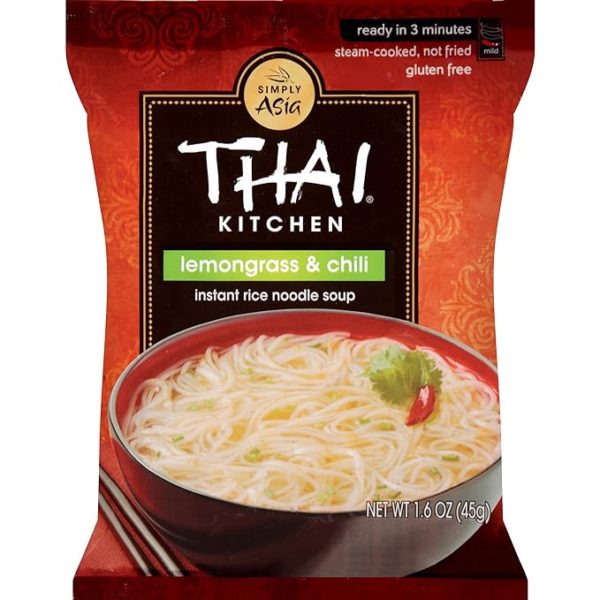 Soupe de  nouilles à la  citronnelle et  chili