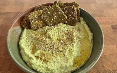 Dip Edamame et veggie Chips bio sans gluten de Brad’s