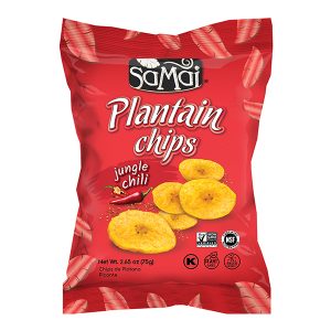 Chips de bananes plantain chili