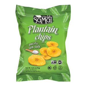 Chips de bananes plantain au sel de marin