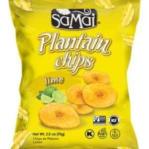 Chips de bananes plantain au citron
