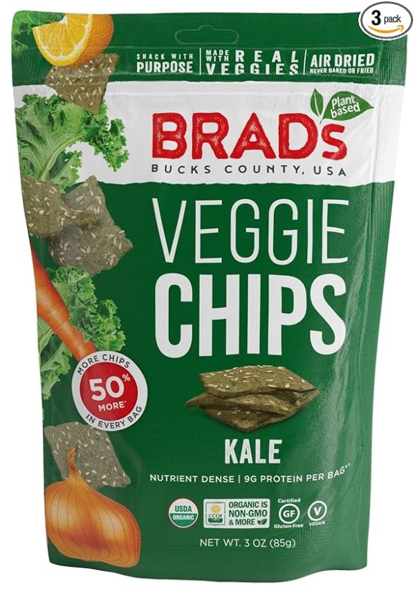 Chips bio Veggie de Brad's