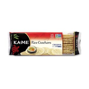 crackers de riz au wasabi