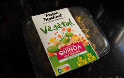 Salade de quinoa aux légumes sans gluten de Pierre Martinet