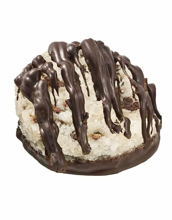 Bouchées coco bio au chocolat noir & éclats de cacao