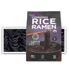 Ramen de riz noir Forbidden Rice bio - Lotus Foods
