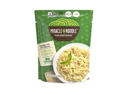 nouilles de konjac au curry vert